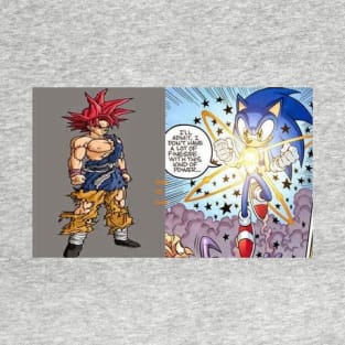 Goku vs Sonic T-Shirt